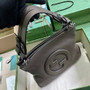 Gucci Blondie small tote bag in Brown lamé leather 751518