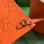 Gucci Jumbo GG large tote bag in orange leather 726755