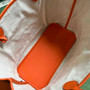 Gucci Jumbo GG large tote bag in orange leather 726755