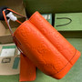 Gucci Jumbo GG large tote bag in orange leather 726755 - Default Title - View 4