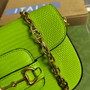 Gucci 675801 Horsebit 1955 lizard mini bag light green leather