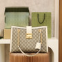 Gucci �?79197 Padlock medium GG shoulder bag White leather