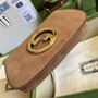 Gucci 699268 Blondie shoulder bag tan leather Nubuck - Default Title - View 3