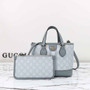 Gucci Ophidia mini tote bag 811716 in dusty blue leather