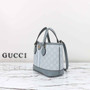 Gucci Ophidia mini tote bag 811716 in dusty blue leather - Default Title - View 3