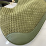 Gucci B medium shoulder bag, 834981 in green GG suede
