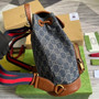 Gucci 674147 Backpack with Interlocking G blue GG Supreme