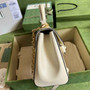 Gucci 702049 Horsebit 1955 medium bag in beige leather