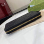 Gucci GG Emblem zip around wallet, 821803 in black leather