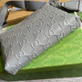 Gucci 696009 GG embossed medium messenger bag gray - Default Title - View 6