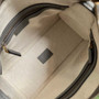 Gucci 715771 Mini canvas top handle bag Gray leather