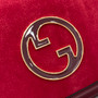 Gucci Blondie medium top handle bag 815719 in red suede