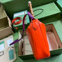 Gucci 746245 Diana large shoulder bag in Orange leather