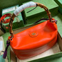 Gucci 746245 Diana large shoulder bag in Orange leather