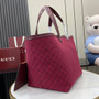 Gucci Totissima medium tote bag 788203 in red GG canvas