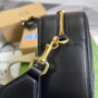 Gucci 702234 GG Matelassé leather shoulder bag Black - Default Title - View 8