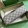 Gucci 760245 Ophidia GG pouch in beige and ebony Supreme