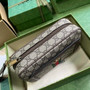 Gucci 760245 Ophidia GG pouch in beige and ebony Supreme - Default Title - View 6