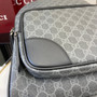 Gucci GG Emblem medium backpack �?21159 in black fabric