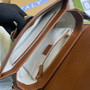 Gucci 602204 Horsebit 1955 shoulder bag blue with brown leather - Default Title - View 8