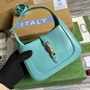 Gucci 637091 Jackie 1961 mini shoulder bag Blue leather