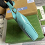 Gucci 637091 Jackie 1961 mini shoulder bag Blue leather