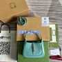 Gucci 637091 Jackie 1961 mini shoulder bag Blue leather
