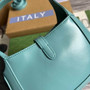 Gucci 637091 Jackie 1961 mini shoulder bag Blue leather - Default Title - View 7