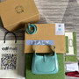 Gucci 637091 Jackie 1961 mini shoulder bag Blue leather