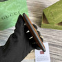 Gucci ‎723790 GG Matelassé card case brown leather - W10cm x H7cm / brown - View 4