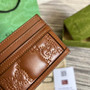 Gucci ‎723790 GG Matelassé card case brown leather - W10cm x H7cm / brown - View 7
