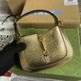 Gucci 675799 Jackie 1961 lizard mini bag Gold - Default Title - View 1
