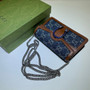 Gucci Dionysus GG Supreme Super Mini Bag 476432 Blue
