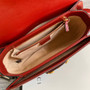Gucci 602204 Horsebit 1955 shoulder bag Beige with red leather - Default Title - View 8
