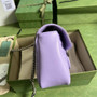Gucci 443497 GG Marmont small matelassé shoulder bag Purple