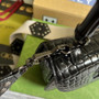 Gucci 675797 Bamboo1947 small top handle bag Crocodile Black - Default Title - View 5