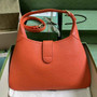 Gucci 726274 Aphrodite medium shoulder bag Orange soft leather - Default Title - View 2