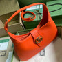 Gucci 726274 Aphrodite medium shoulder bag Orange soft leather - Default Title - View 7