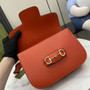 Gucci Horsebit 1955 shoulder bag 602204 in orange leather