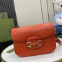 Gucci Horsebit 1955 shoulder bag 602204 in orange leather