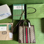 Gucci Ophidia medium tote bag 724685 in beige and ebony Supreme