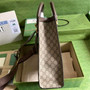 Gucci Ophidia medium tote bag 724685 in beige and ebony Supreme - Default Title - View 5