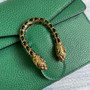 Gucci ‎�?21970 Dionysus leather mini bag green leather