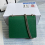 Gucci ‎�?21970 Dionysus leather mini bag green leather