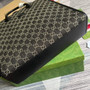 Gucci ‎674155 Medium tote with Interlocking G Black GG Supreme canvas - Default Title - View 7