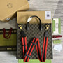 Gucci �?74155 Medium tote with Interlocking G Black GG Supreme canvas