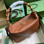 Gucci 746245 Diana large shoulder bag in Brown leather
