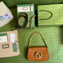 Gucci 699268 Blondie shoulder bag tan leather