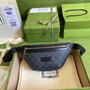 Gucci ‎675181 GG belt bag Black leather - W23cm x H13cm x D5cm / Black - View 1