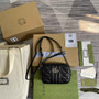 Gucci 634936 GG Marmont mini shoulder handbag black